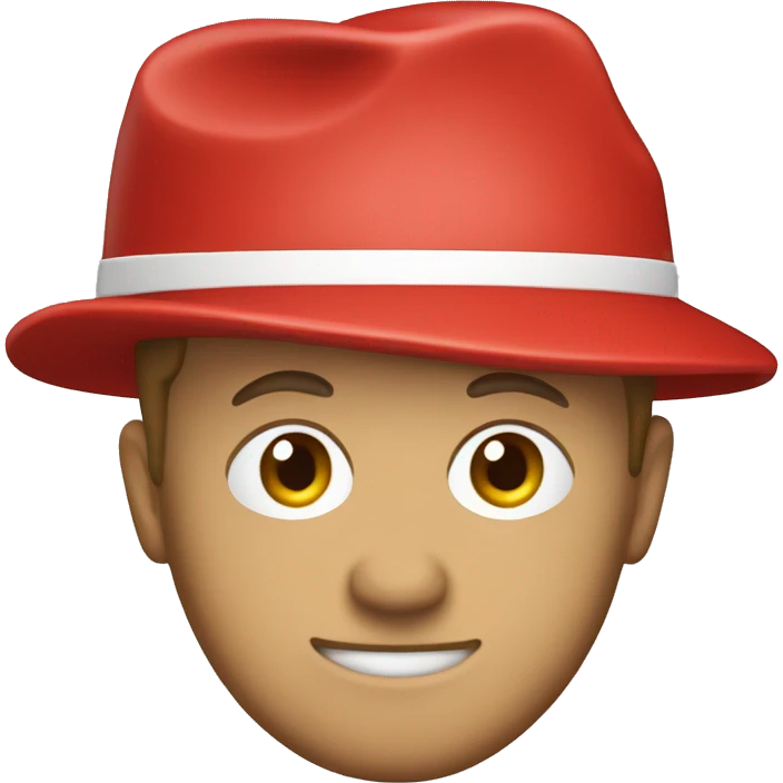 Red MAGA hat  emoji