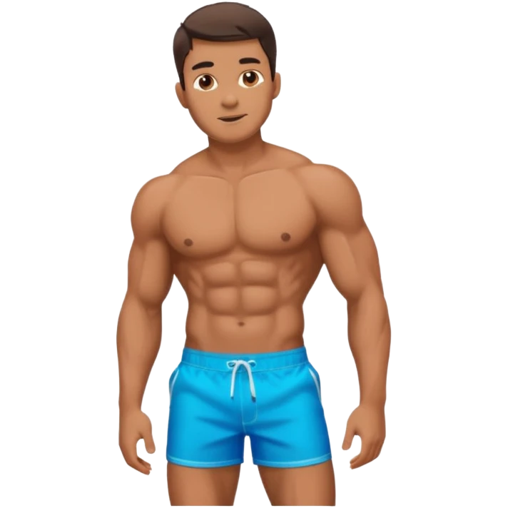 naked man with abs emoji