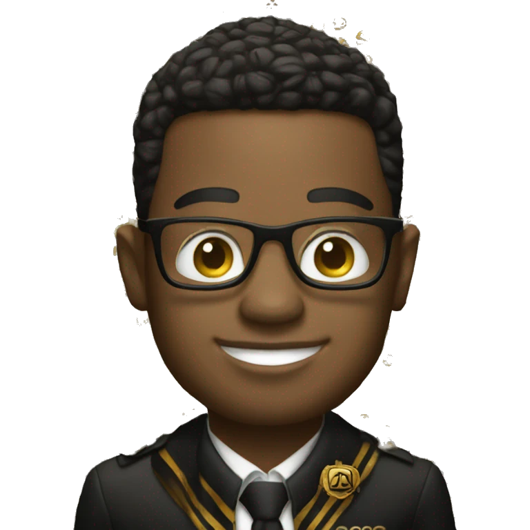 Man with Alpha phi alpha fraternity inc  emoji