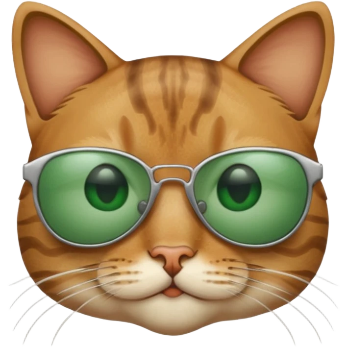 Cat wearing sunglasses emoji