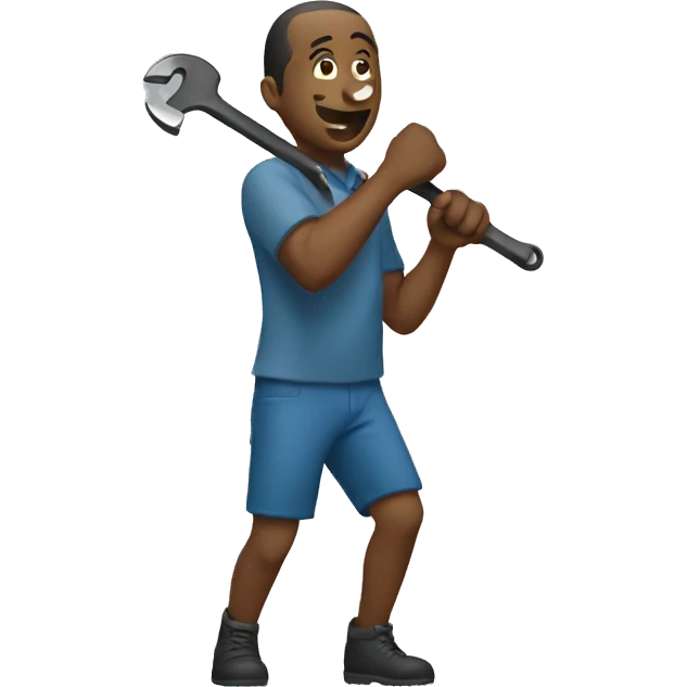 Throwing a wrench  emoji