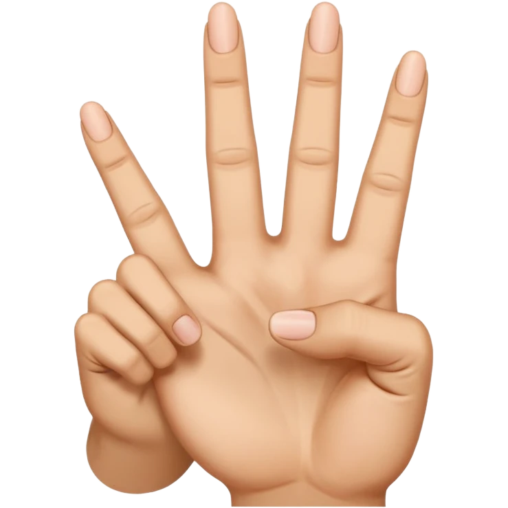 No I need it with only the middle finger down emoji