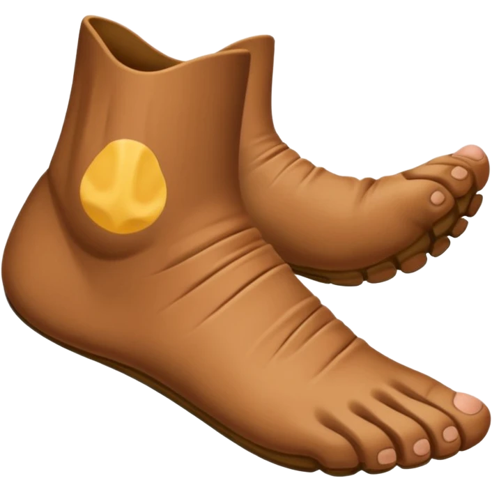 🦶🏽flipped emoji