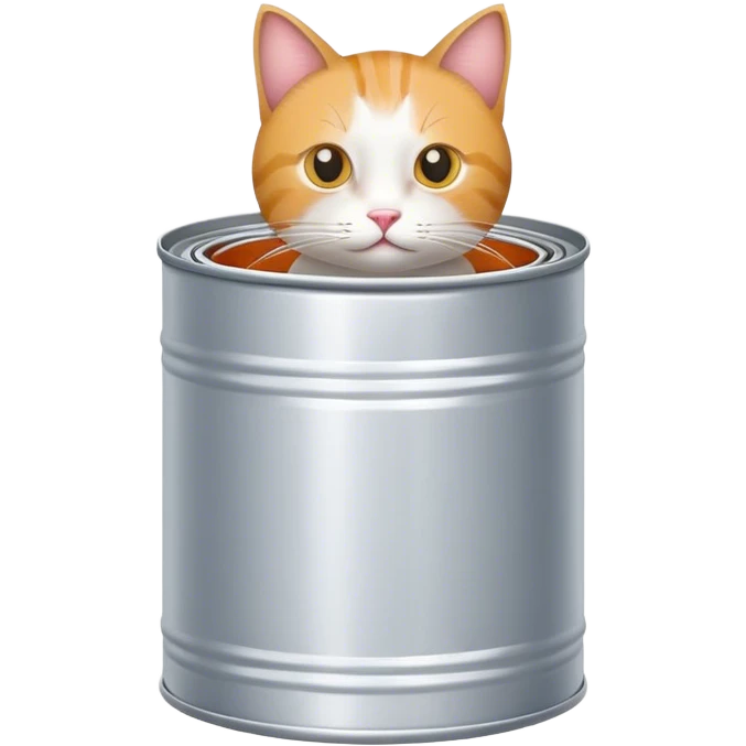 Cat in a can  emoji