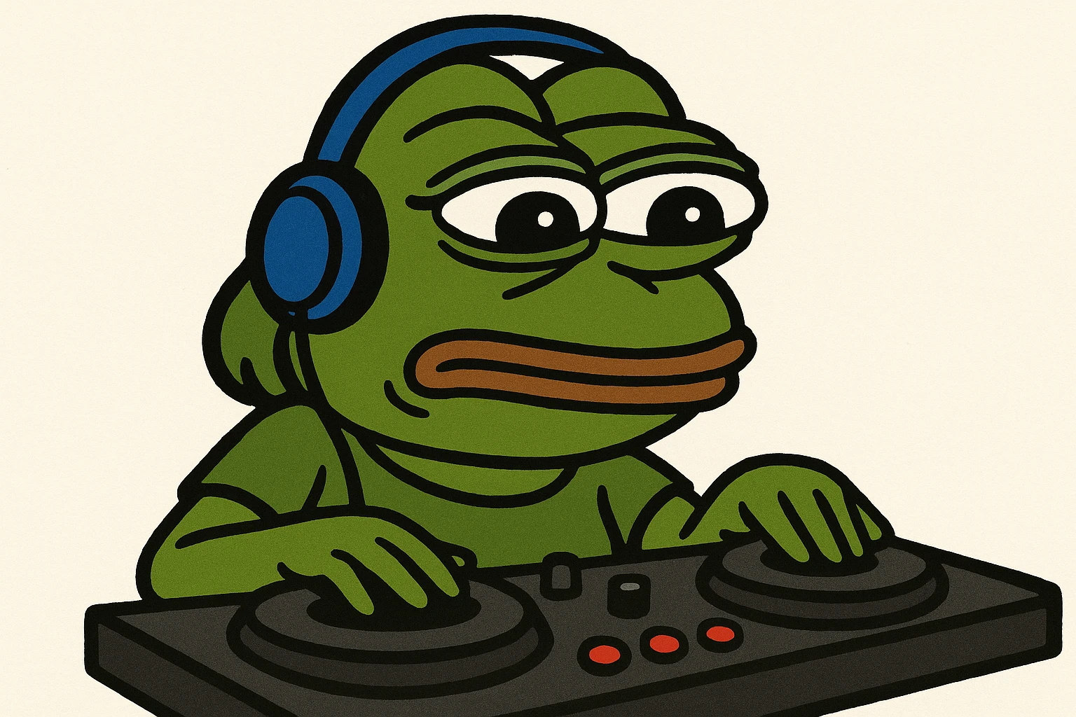 girl playing DJ set emoji