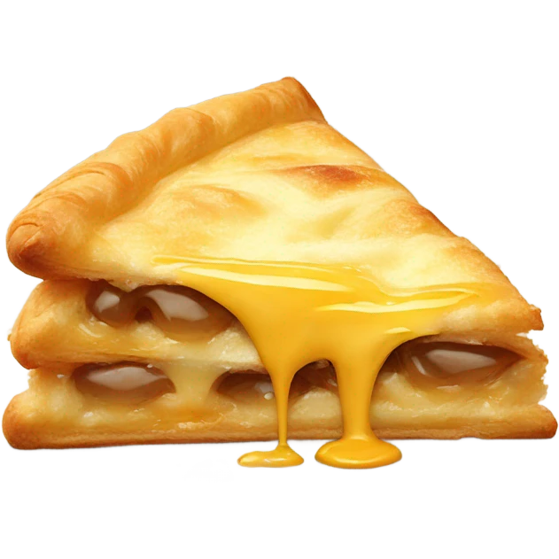Cheese filled pastry triangles emoji