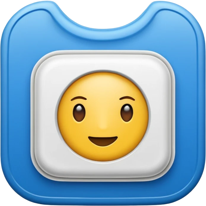 Ostomiebeutel Emoji ohne Gesicht, nur der Beutel emoji