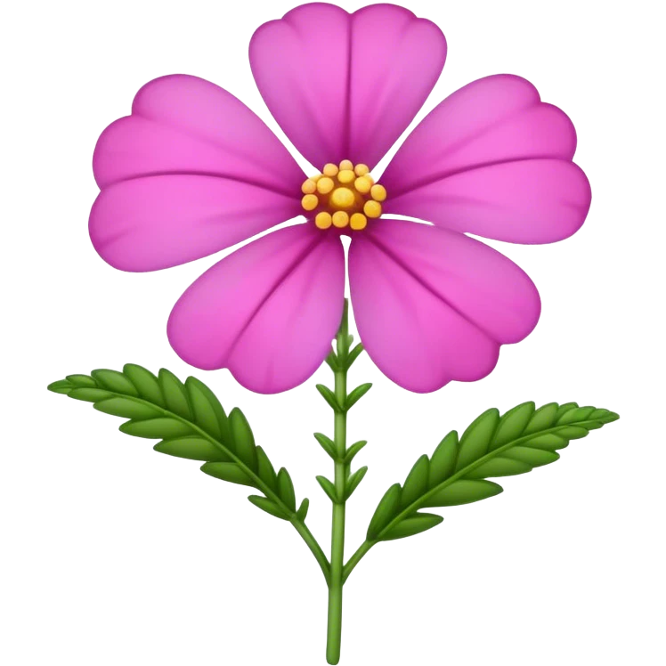 big verbena flower, single emoji