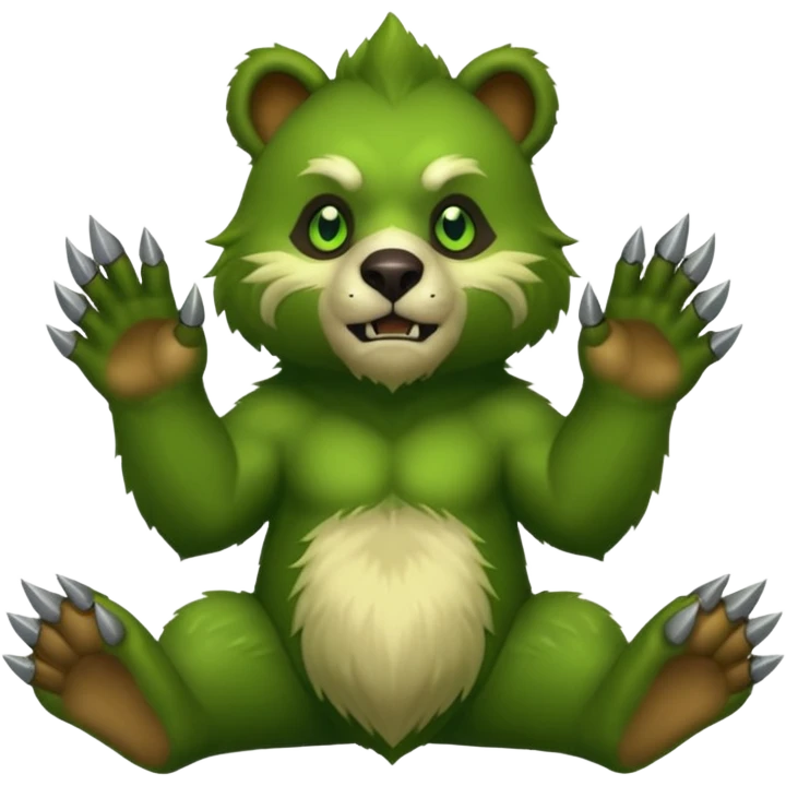 world of warcraft felbear with claws out emoji