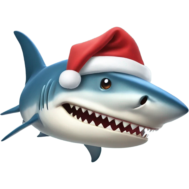 Requin de Noël  emoji