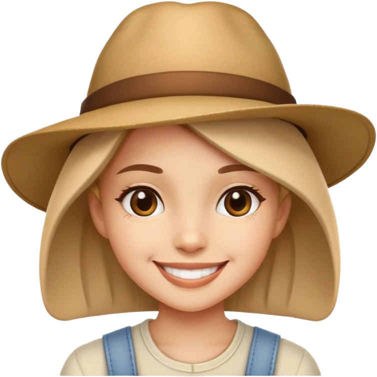 Girl hat emoji