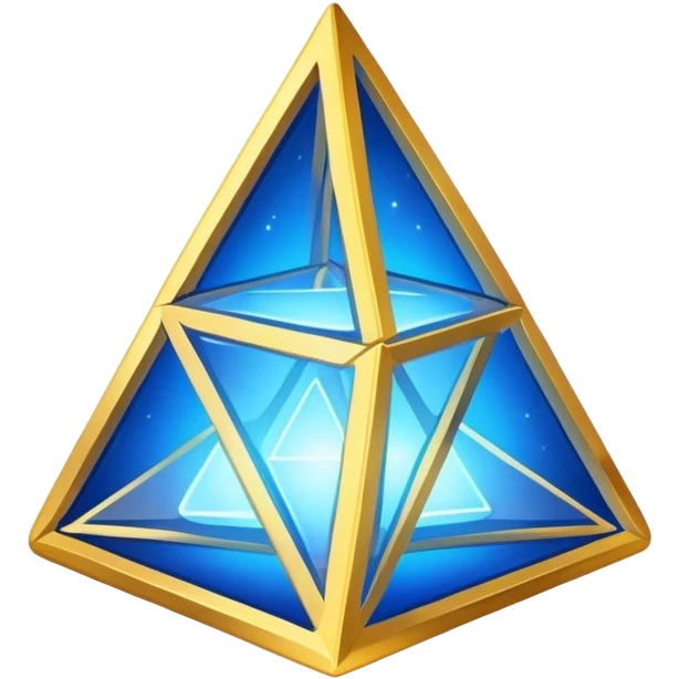 Merkaba tetrahedron emoji
