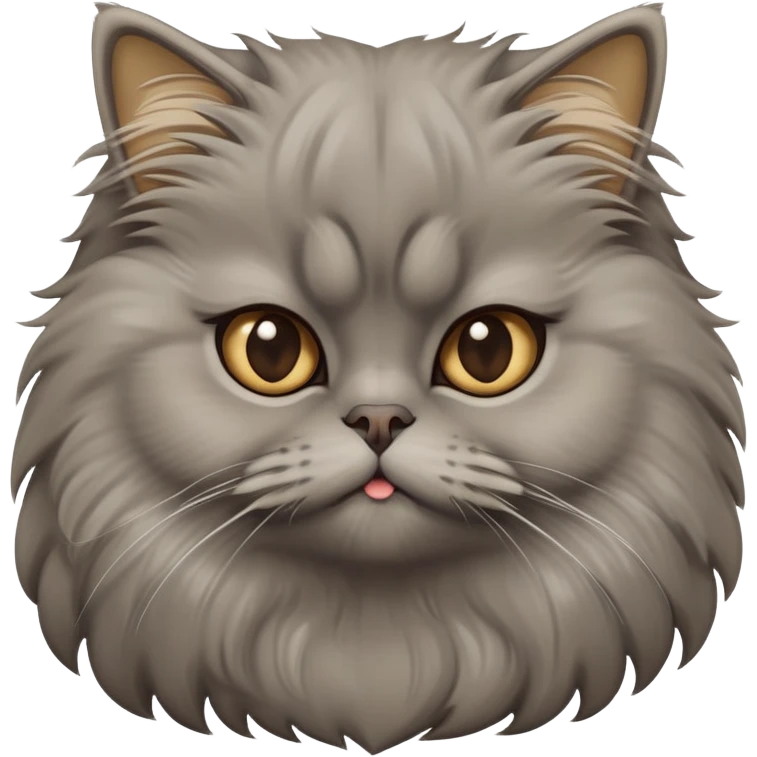 cinematic-adorable-big-eyed-fluffy-grey-persian-cat-portrait-emoji,-head-tilted-playfully-with-a-sweet-expression,-fluffy-grey-fur-with-rich-caramel-and-gold-undertones,-simplified-yet-irresistibly-cute-features-with-large,-expr emoji