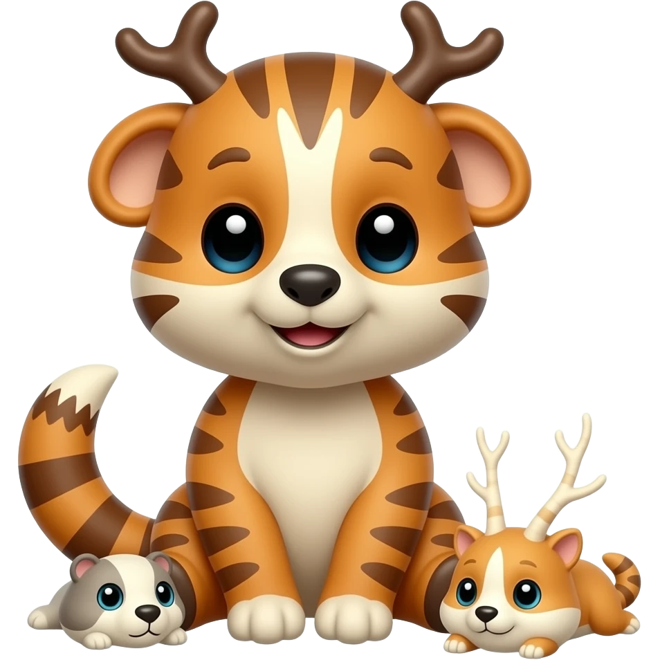 animales del bosque bebes emoji