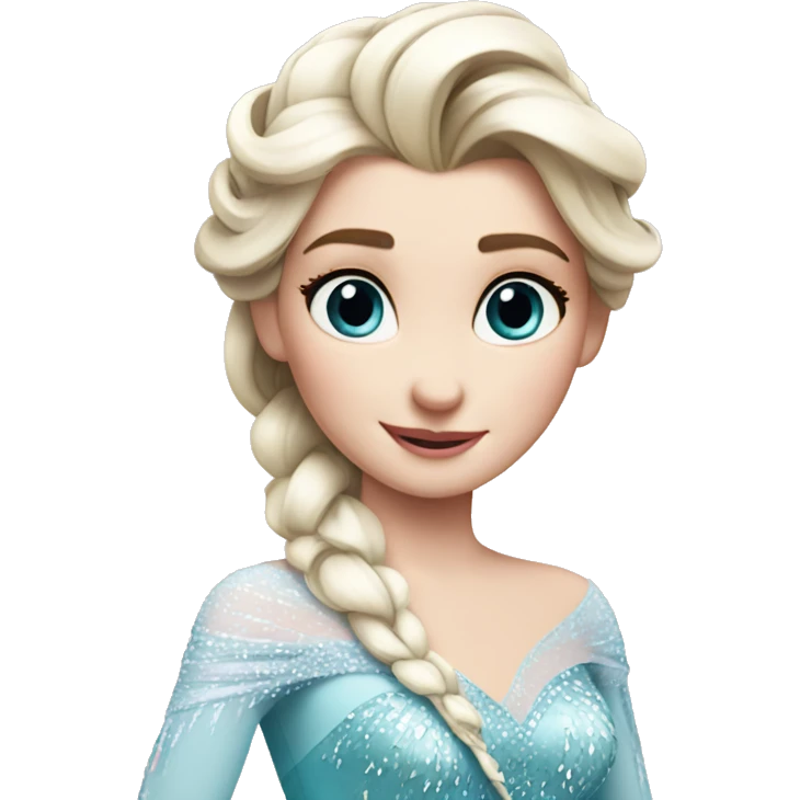 Birthday girl Elsa  emoji