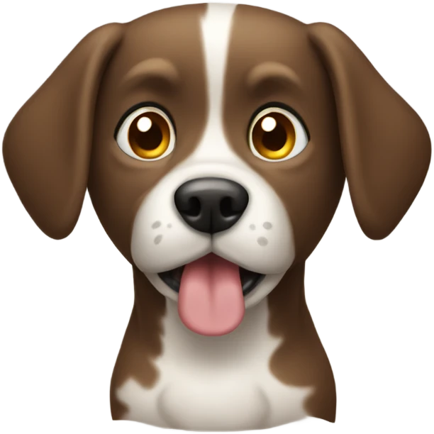 Pooping dog  emoji