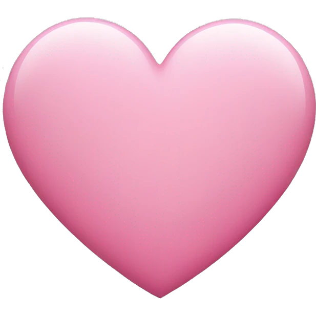 Pink heart  emoji