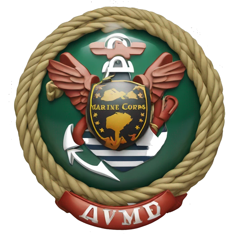 Marine Corps Eagle Globe and Anchor emoji