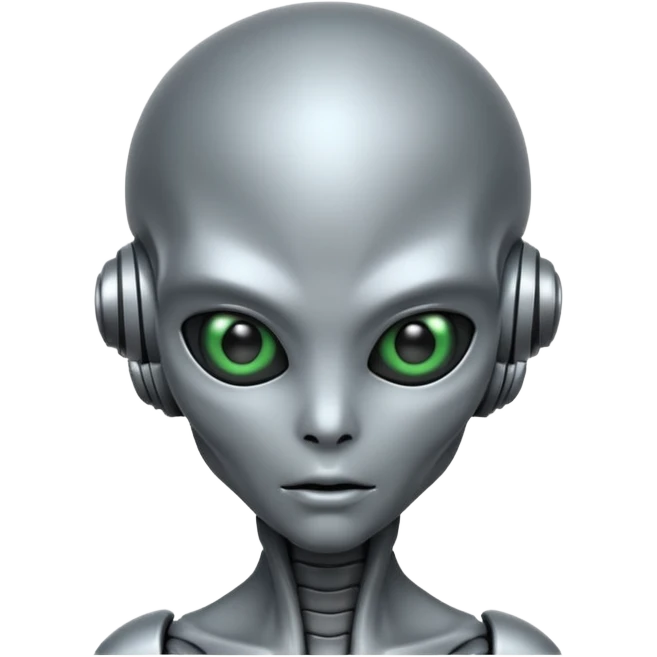 Alien cyborg emoji