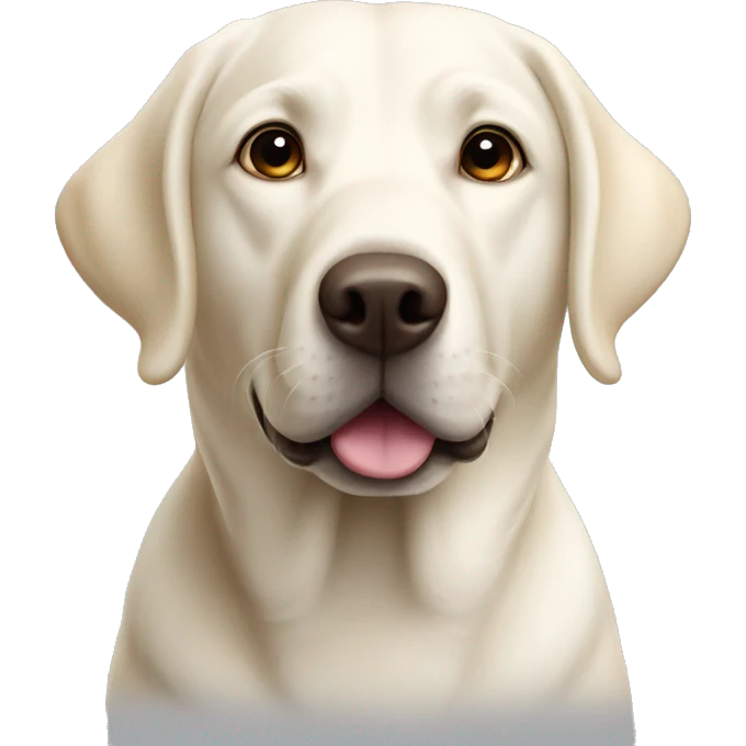 White Labrador emoji