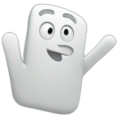 android icon waving hand emoji