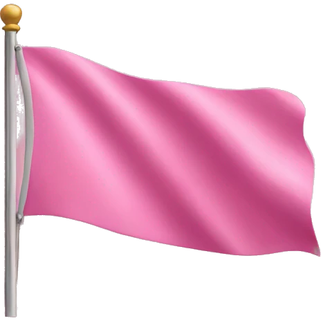 Pink flag  emoji