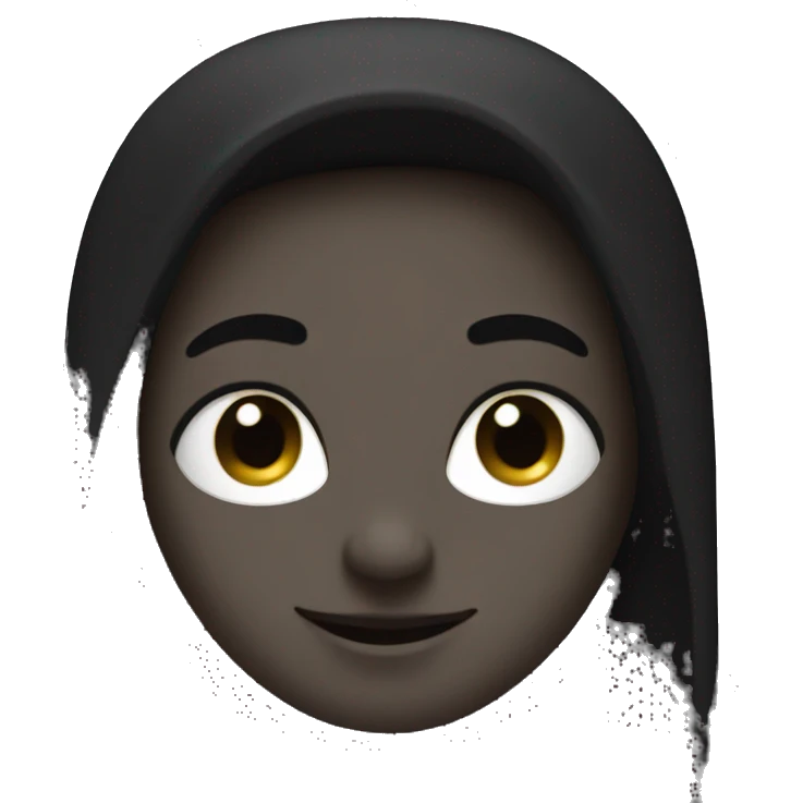 Pure black square emoji