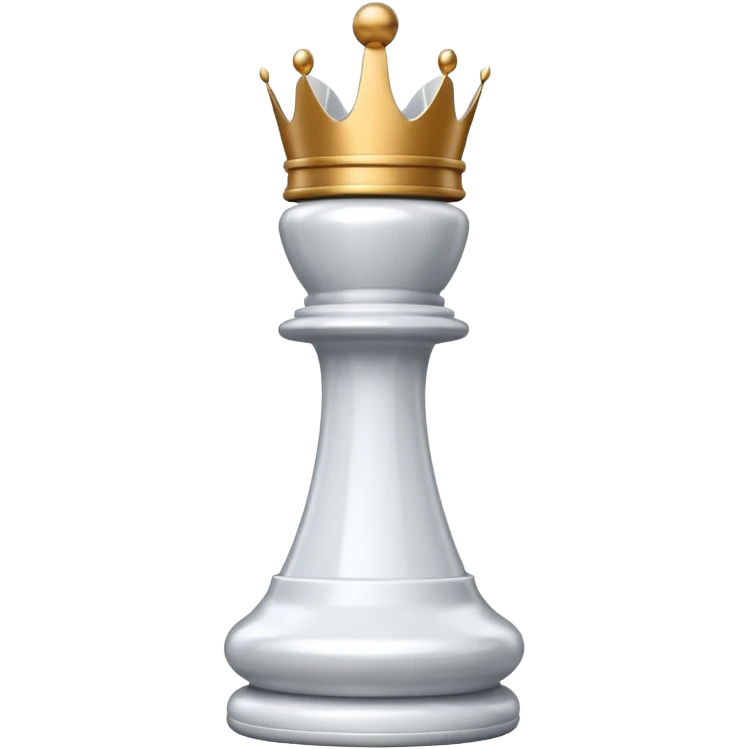 white king plastic chess pieces emoji