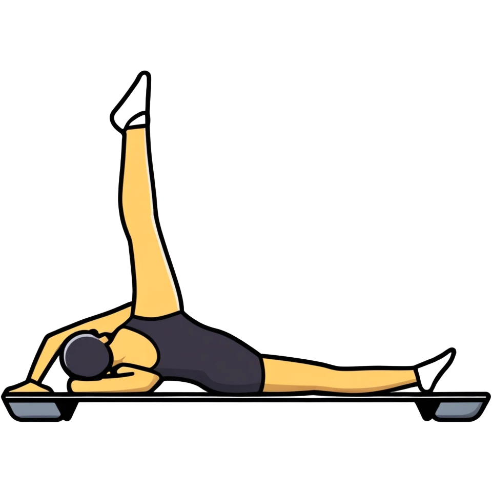 just a body in a pilates pose, no accessories emoji