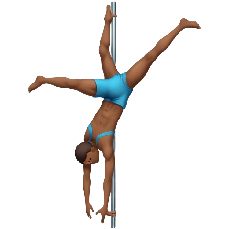 Crée un emoji d’un garçon qui fait du pol dance emoji