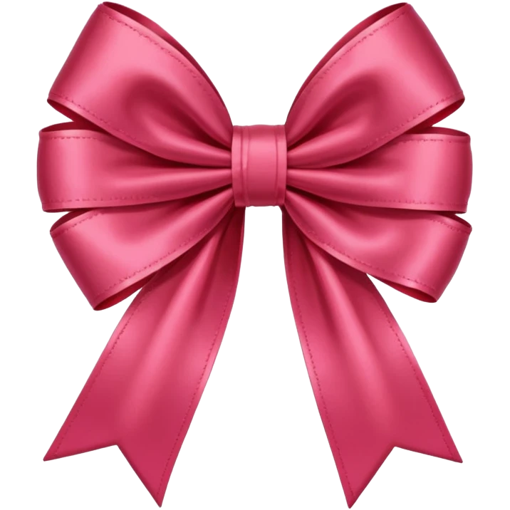 Moño rojo y rosa emoji