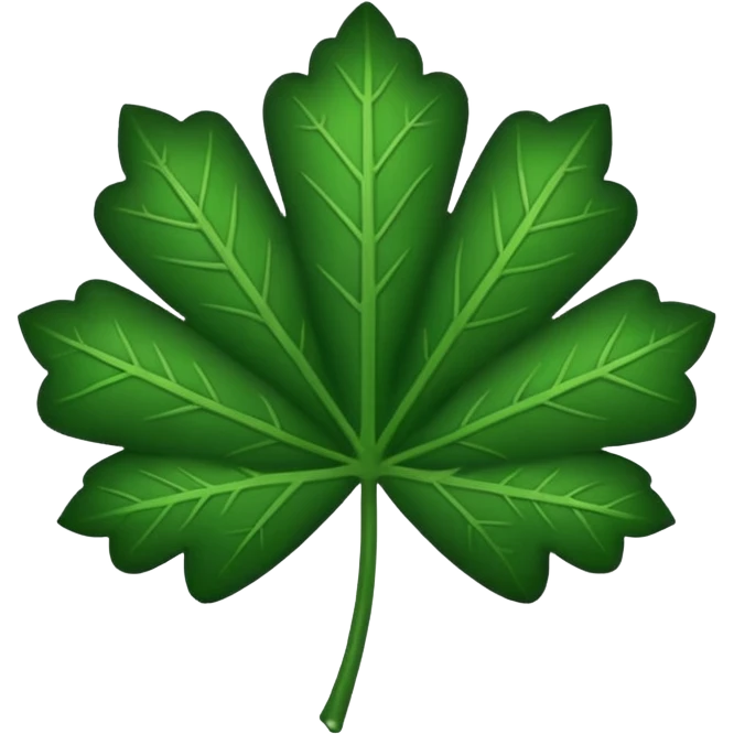 Black 5 clover emoji emoji