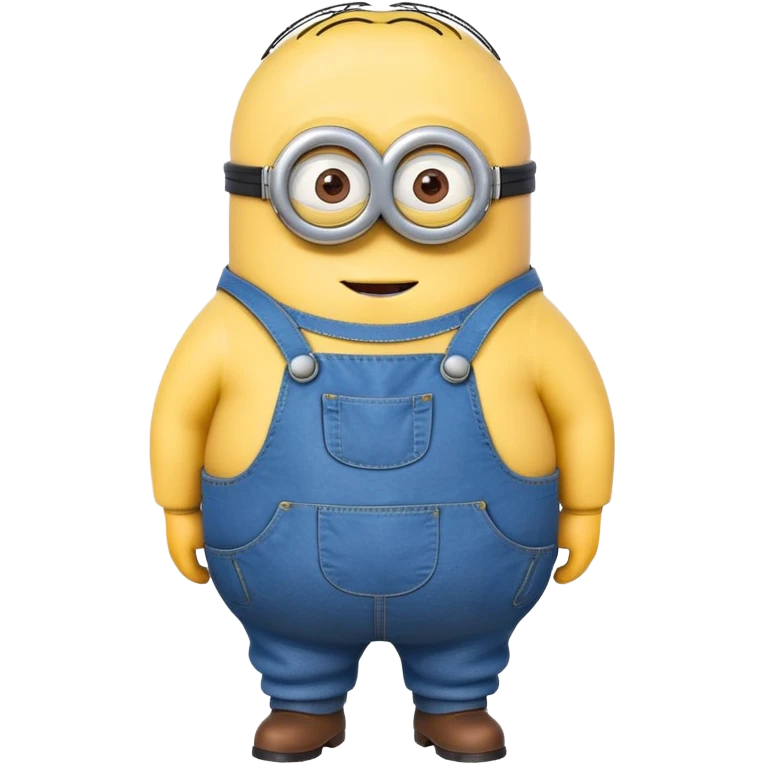 A fat minion  emoji