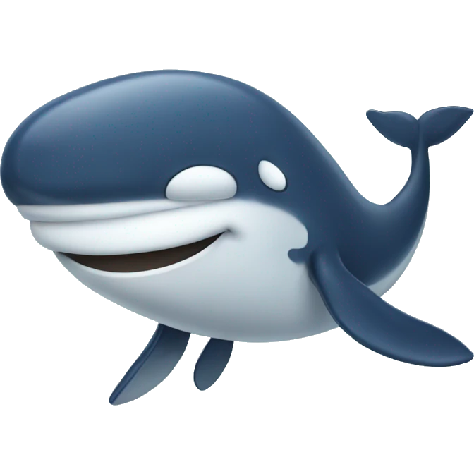 smiling whale emoji
