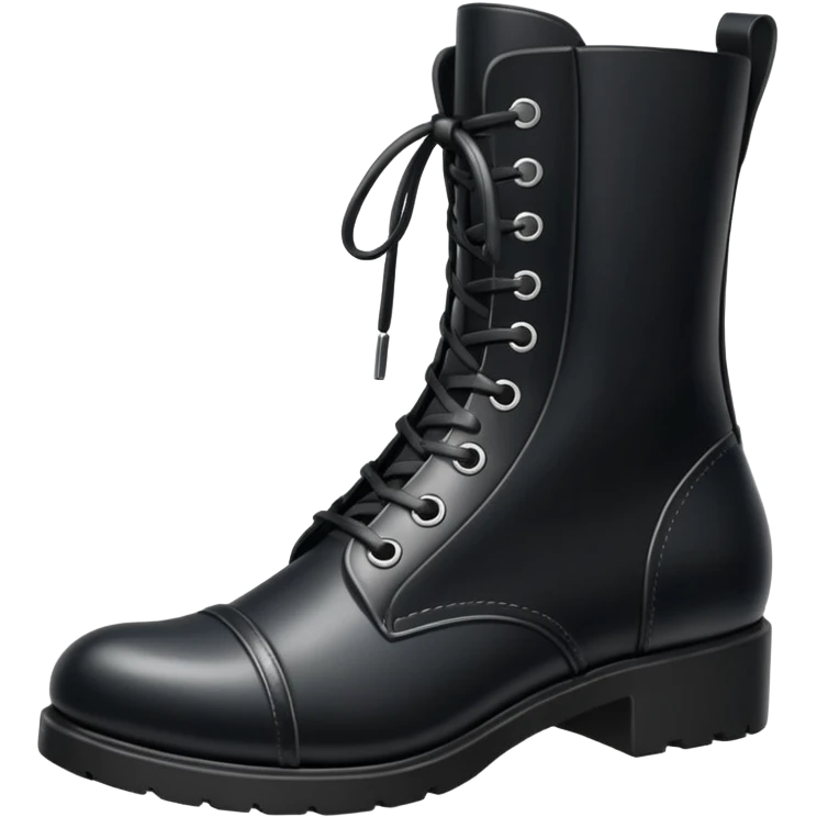 generate  me black boots emoji
