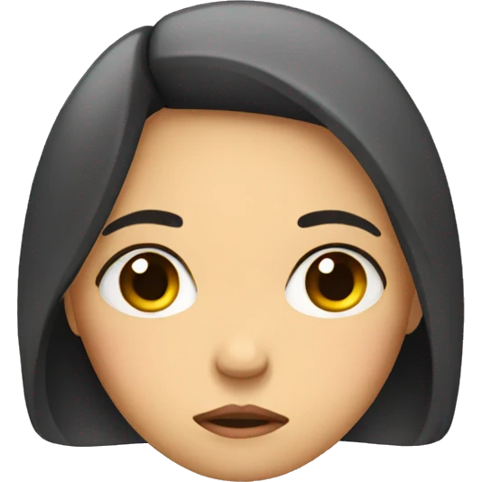 Sad girl emoji