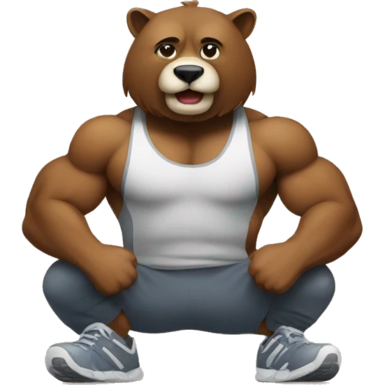 Animal in gym emoji