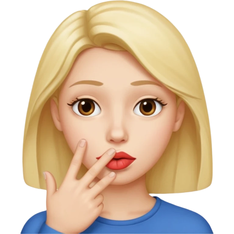 add-a-finger-in-front-of-the-pursed-lips-to-clearly-show-the-shushing-gesture emoji