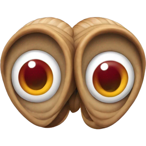 Caracol con corazones en los ojos emoji