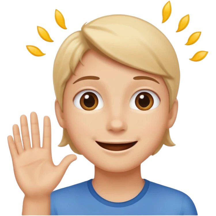 Personne qui fait semblant de croire en quelqu'un  emoji