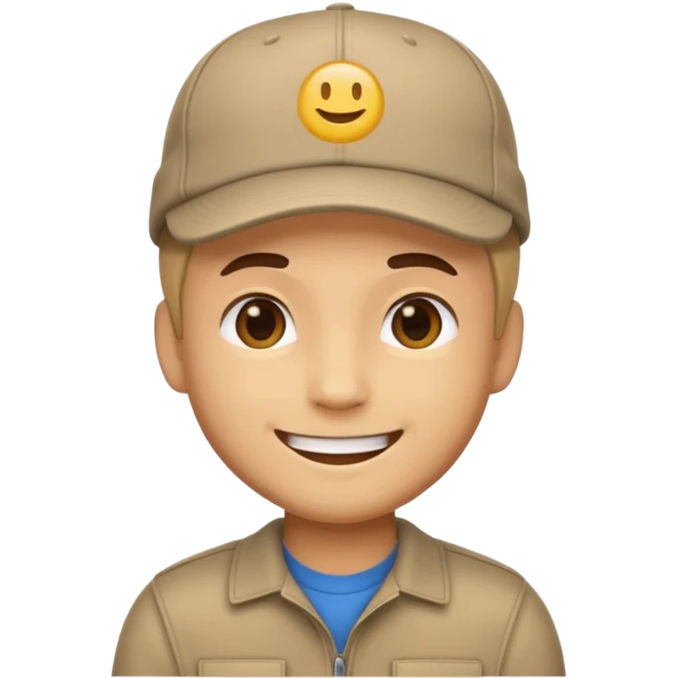 Make me a Chibi-style emoji - a guy in a cap emoji