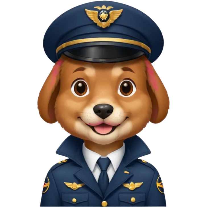 dog pilot emoji