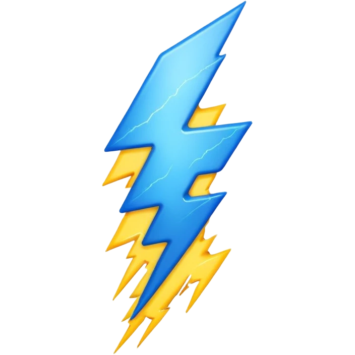 lightning emoji