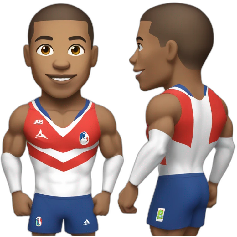 Kylian mbappe, french, world cup, bodybuilder emoji