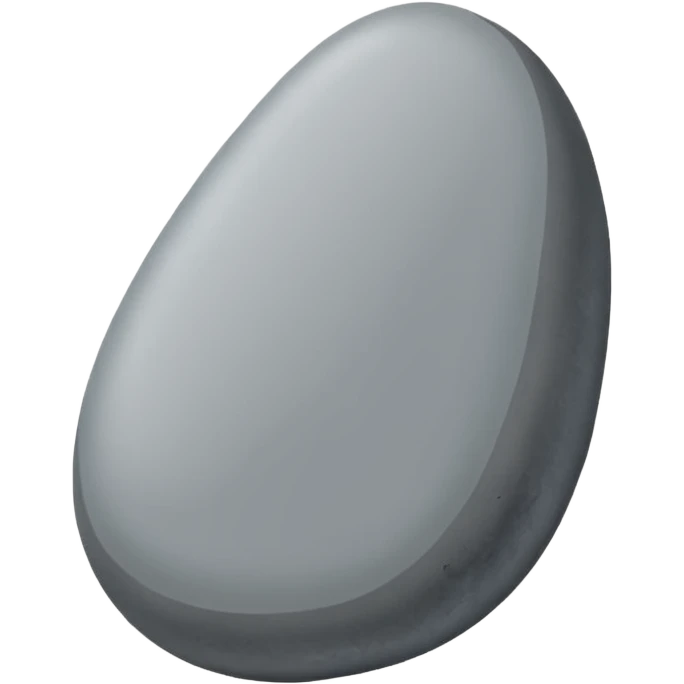 Smooth River Stone emoji
