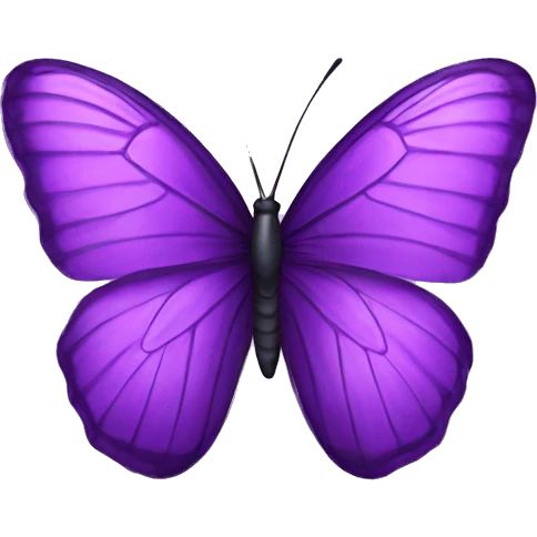 purple butterfly with the letter W emoji