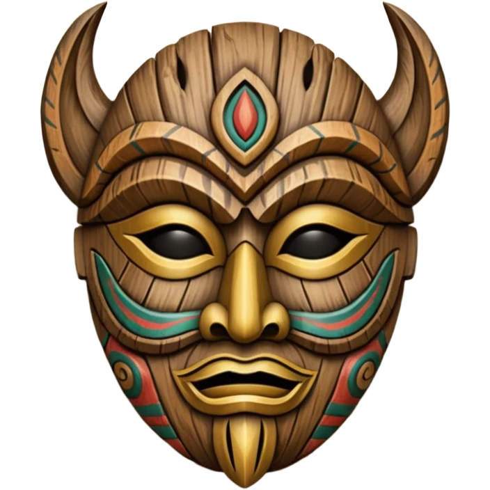 tribal mask emoji