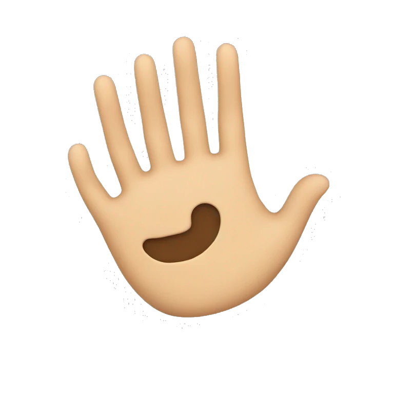 mano con pulgar arriba con pulseras emoji