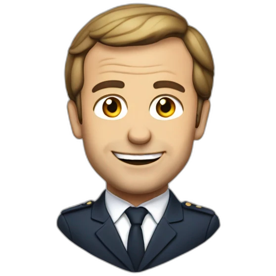 macron qui boit emoji