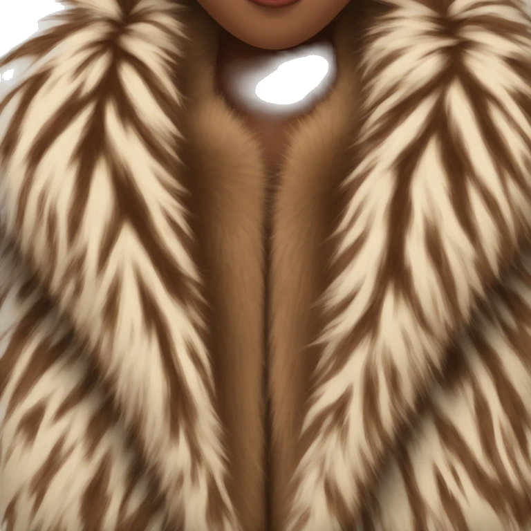 Fur coat emoji